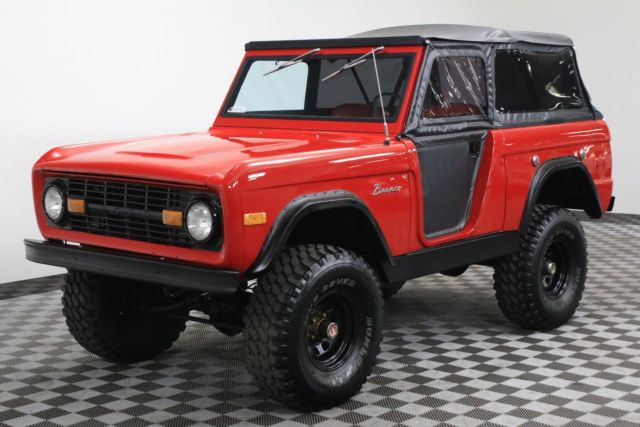 1972 Red Ford Bronco
