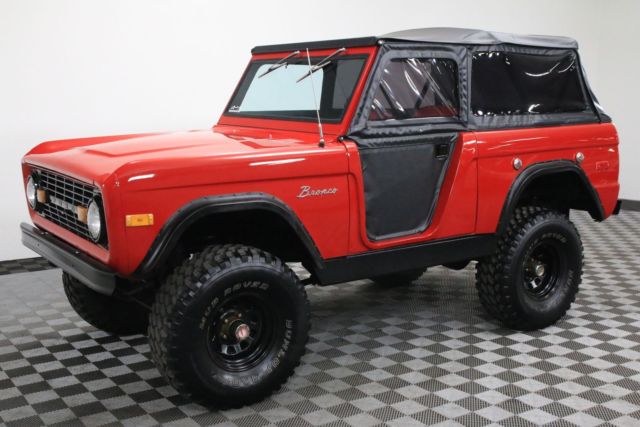 1972 Red Ford Bronco