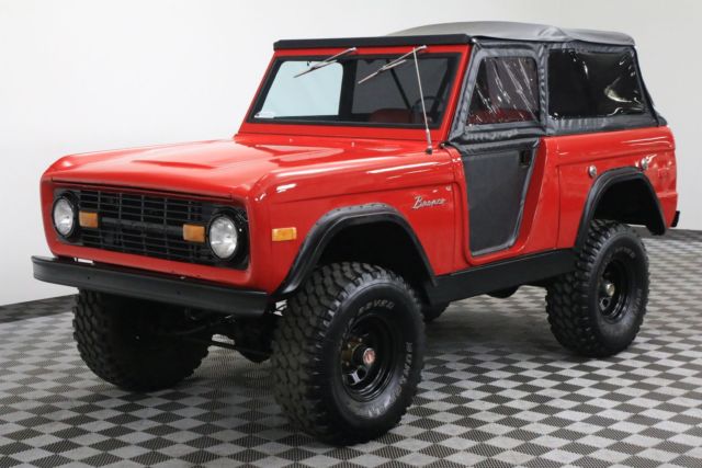 1972 Red Ford Bronco