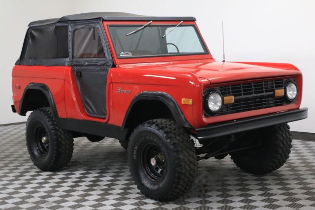 1972 Red Ford Bronco