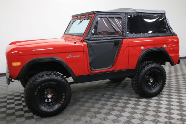 1972 Red Ford Bronco