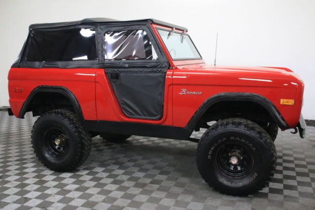 1972 Red Ford Bronco