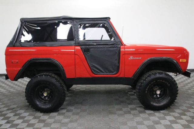 1972 Red Ford Bronco