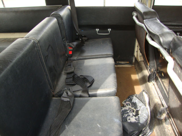 1972 White Land Rover Series 3 LWB Wagon