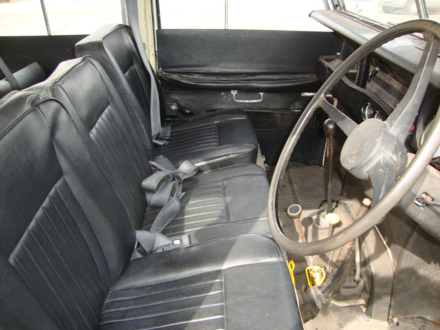 1972 White Land Rover Series 3 LWB Wagon