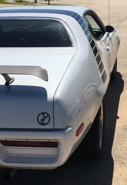 1972 White Plymouth Satellite Coupe