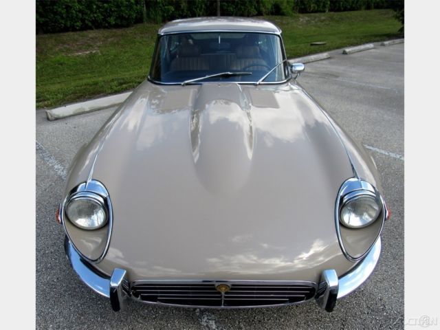 1972 Tan Jaguar E-Type