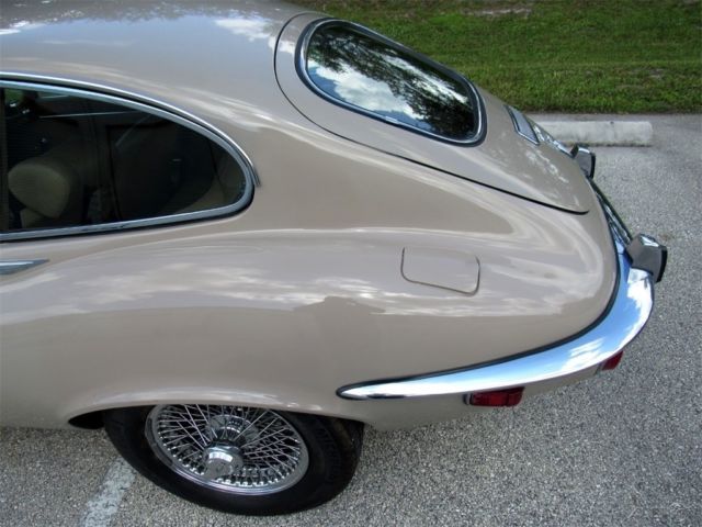 1972 Tan Jaguar E-Type