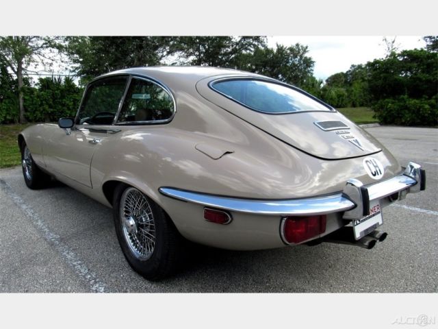 1972 Tan Jaguar E-Type