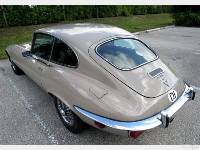 1972 Tan Jaguar E-Type