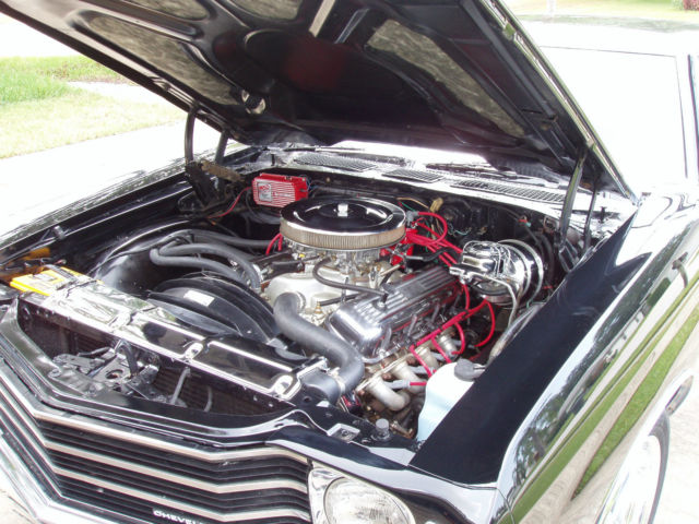1972 Black Chevrolet Chevelle Coupe