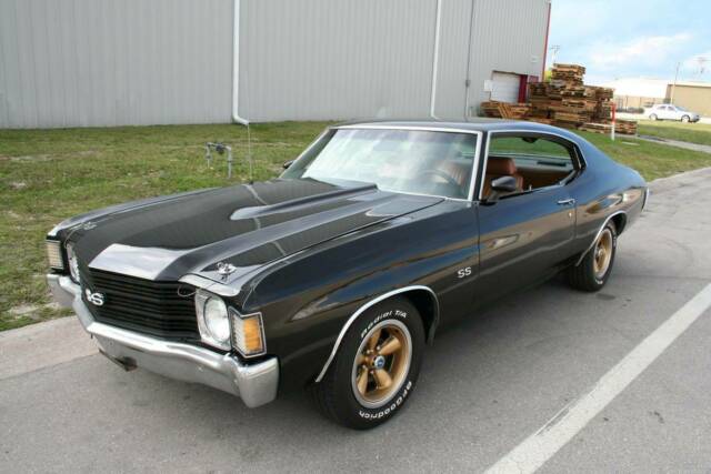 1972 Black Chevrolet Chevelle Coupe