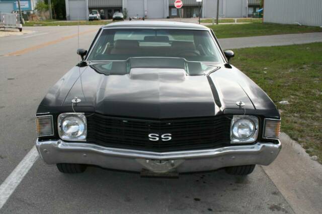 1972 Black Chevrolet Chevelle Coupe
