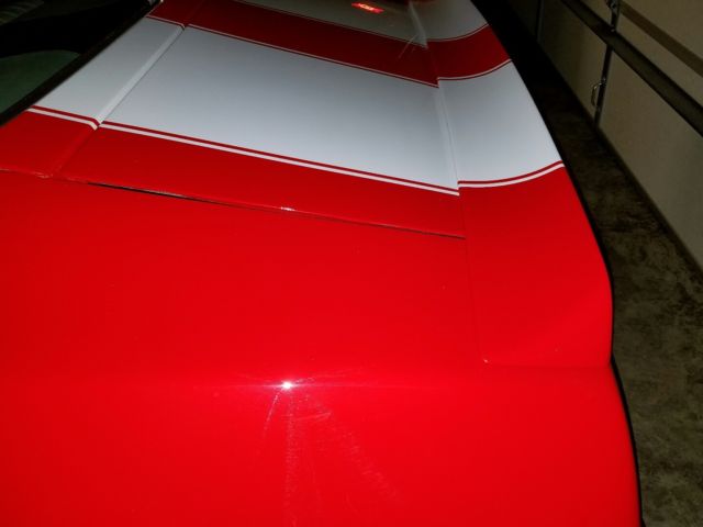 1972 Lingerie Red/white stripes Chevrolet Camaro Coupe