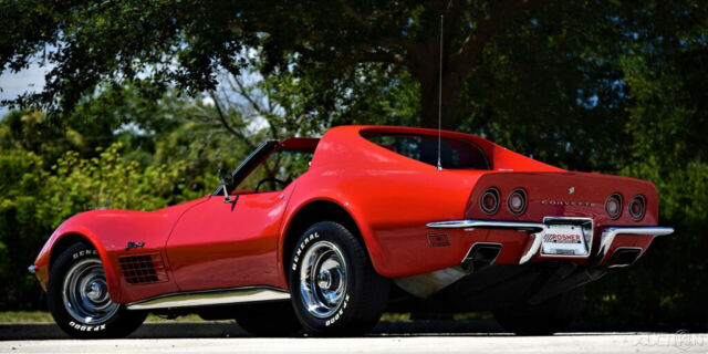 1972 Red Chevrolet Corvette