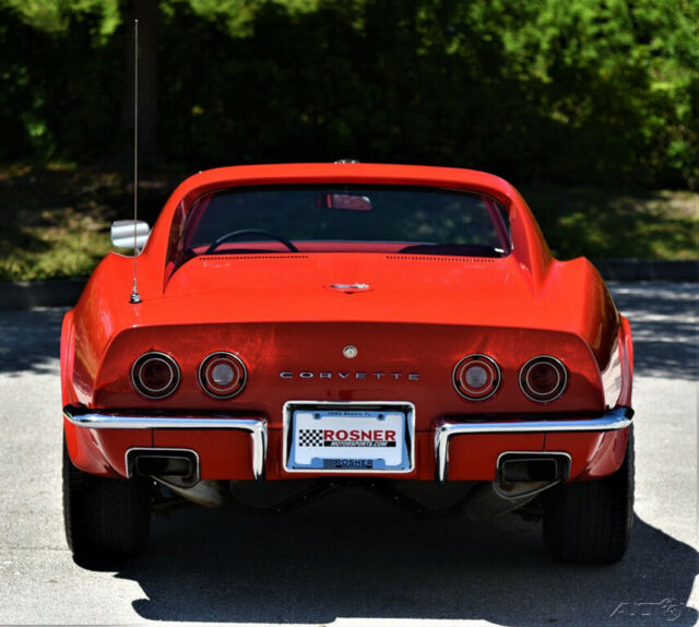 1972 Red Chevrolet Corvette