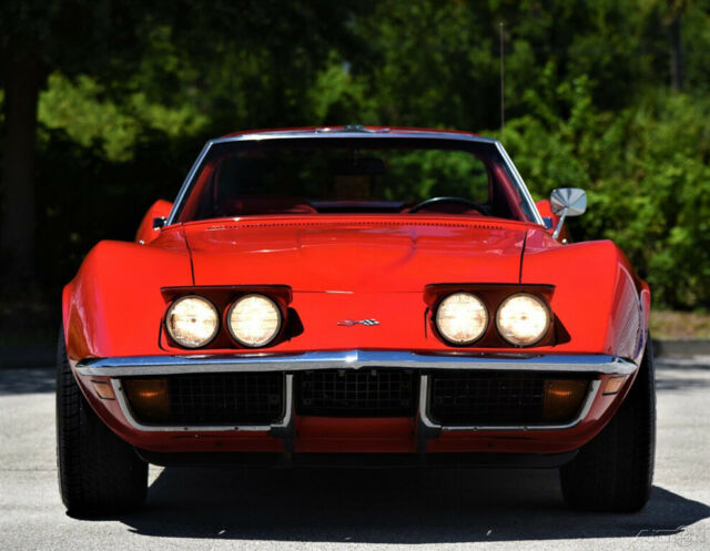 1972 Red Chevrolet Corvette