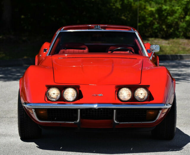 1972 Red Chevrolet Corvette