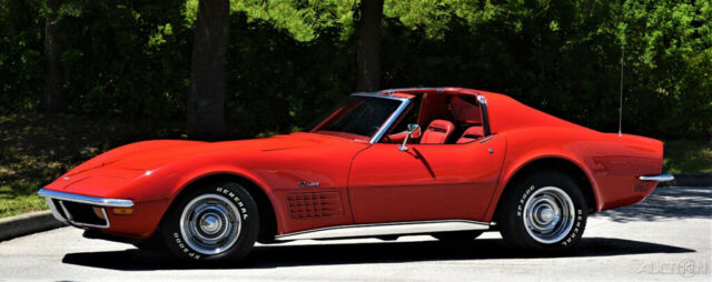 1972 Red Chevrolet Corvette