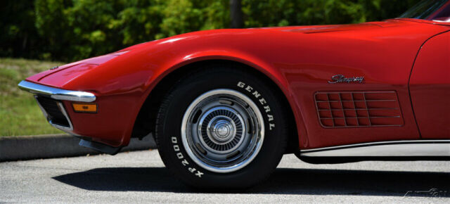 1972 Red Chevrolet Corvette
