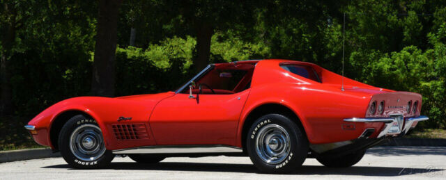 1972 Red Chevrolet Corvette