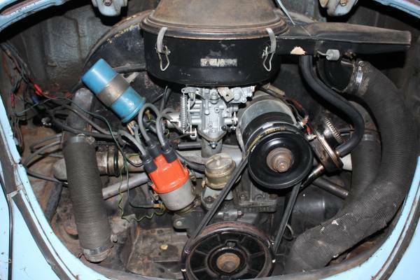 1972 Blue Volkswagen Beetle - Classic Sedan