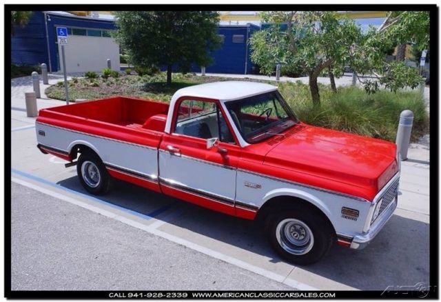 1972 White Chevrolet C-10