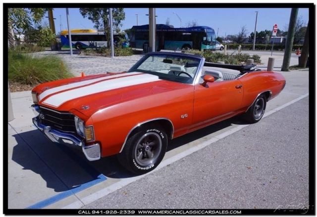 1972 Orange Chevrolet Chevelle
