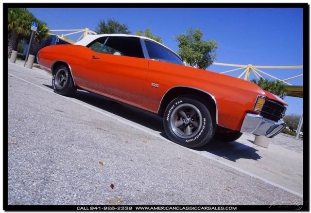 1972 Orange Chevrolet Chevelle