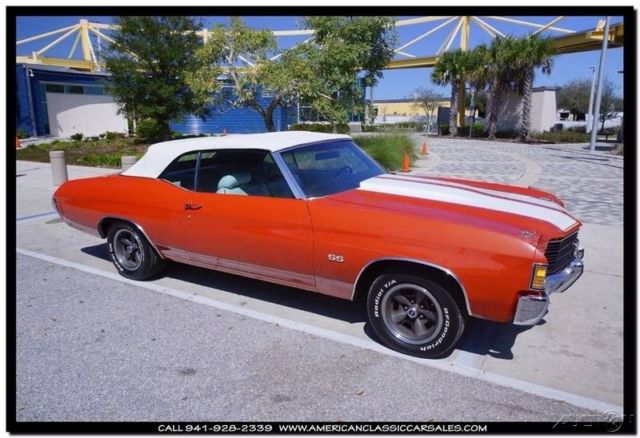 1972 Orange Chevrolet Chevelle