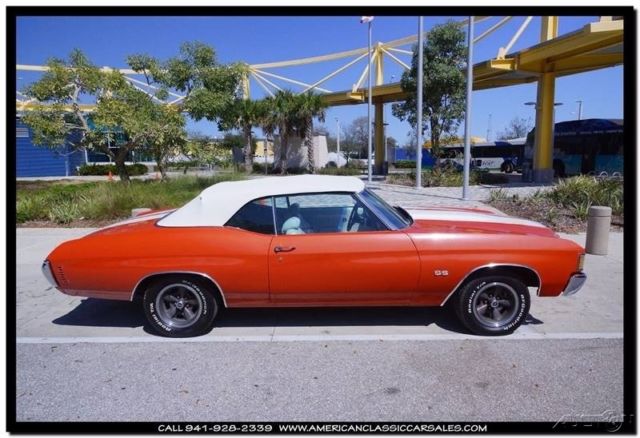 1972 Orange Chevrolet Chevelle