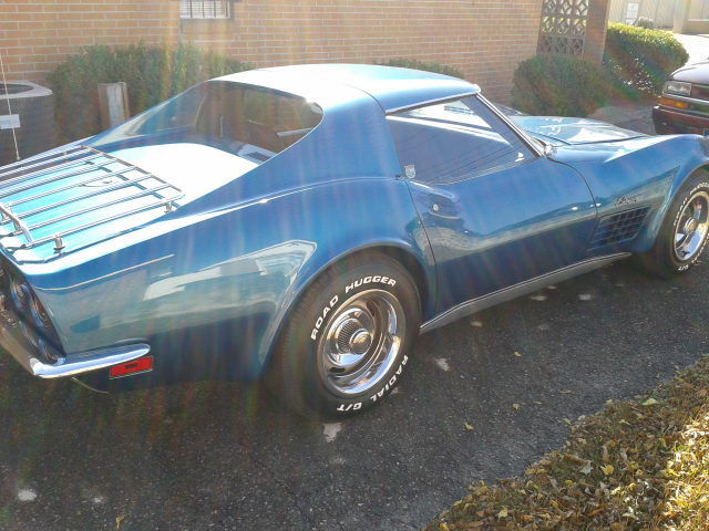 1972 Blue Chevrolet Corvette Coupe