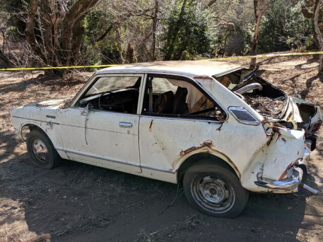 1972 White Toyota Corolla Coupe
