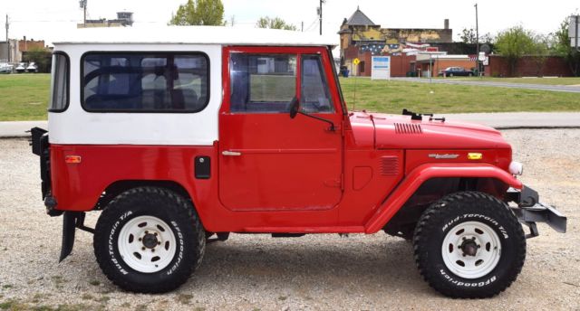 1974 Red Toyota Land Cruiser