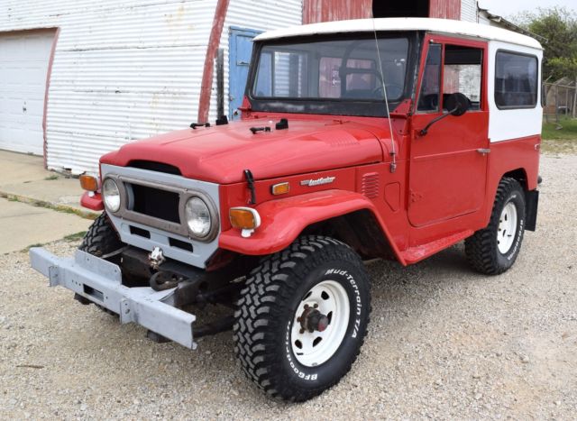 1974 Red Toyota Land Cruiser