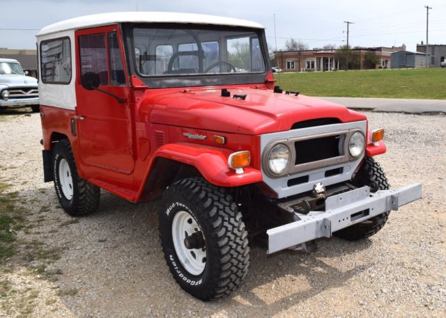 1974 Red Toyota Land Cruiser