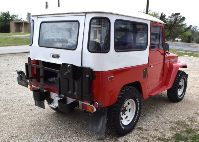 1974 Red Toyota Land Cruiser