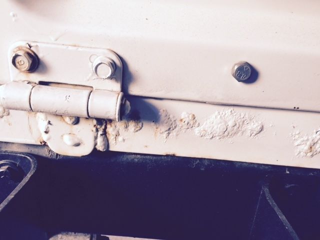 1972 White (off white) Toyota Land Cruiser