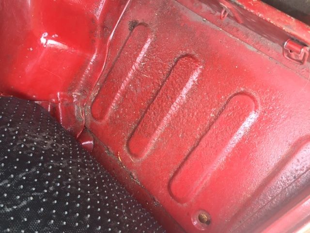 1972 Red Toyota Land Cruiser