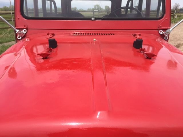 1972 Red Toyota Land Cruiser