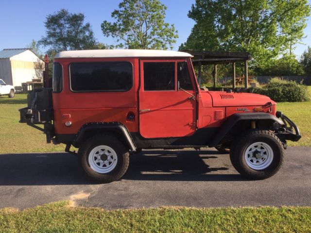 1972 Red Toyota Land Cruiser