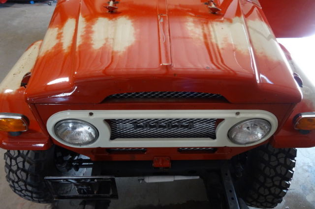 1972 Red Toyota Land Cruiser