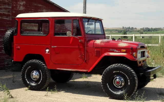 1972 Red Toyota Land Cruiser