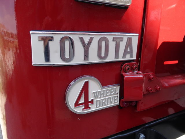1972 Red Toyota Land Cruiser
