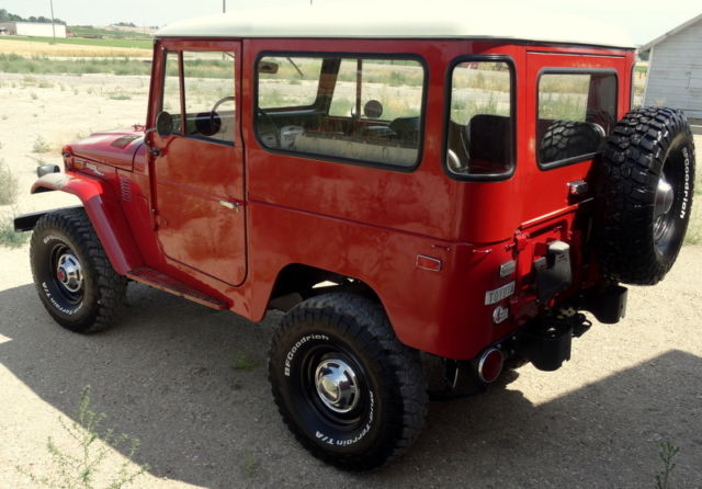 1972 Red Toyota Land Cruiser