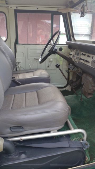 1972 green and white Toyota Land Cruiser
