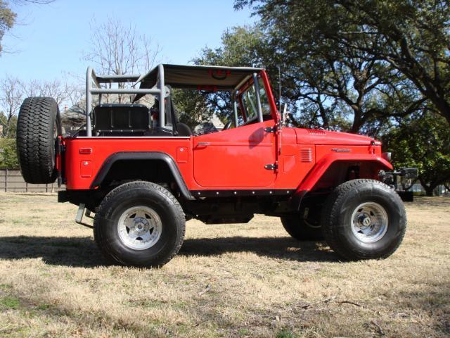 1972 Red Toyota Land Cruiser SUV