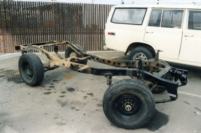 1972 Red Toyota Land Cruiser SUV