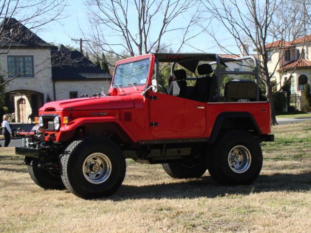 1972 Red Toyota Land Cruiser SUV