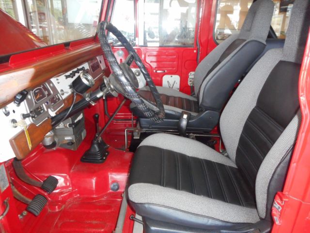 1972 Red Toyota Land Cruiser SUV